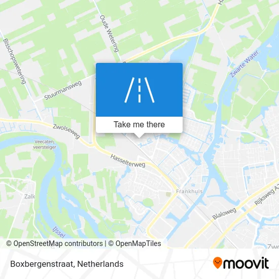 Boxbergenstraat map