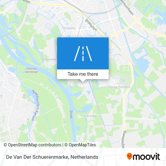 De Van Der Schuerenmarke map