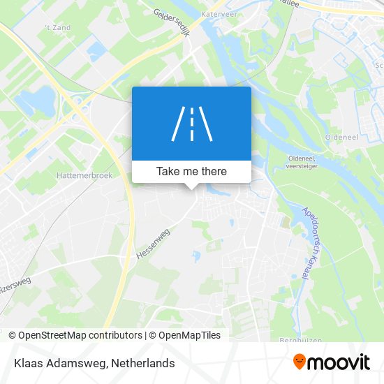 Klaas Adamsweg map