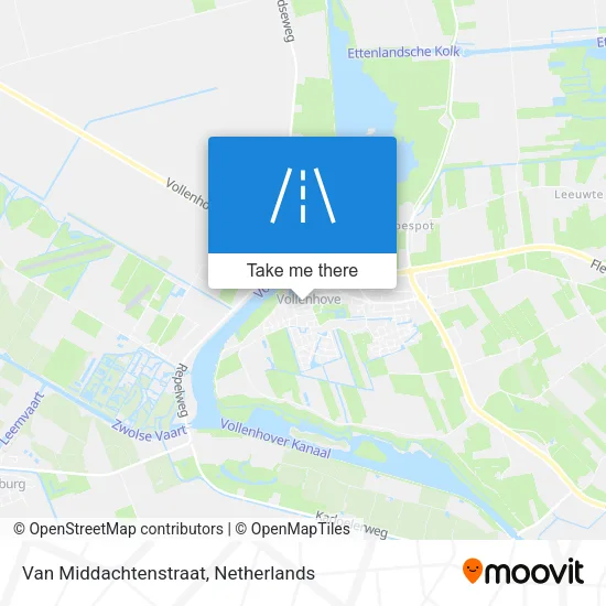 Van Middachtenstraat map