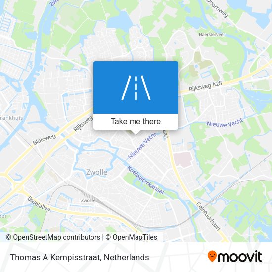 Thomas A Kempisstraat map