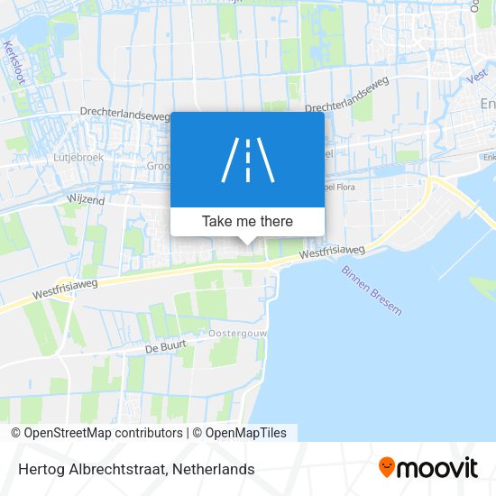 Hertog Albrechtstraat map