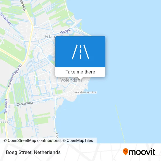 Boegstraat map