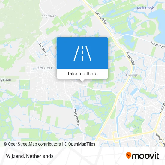 Wijzend map
