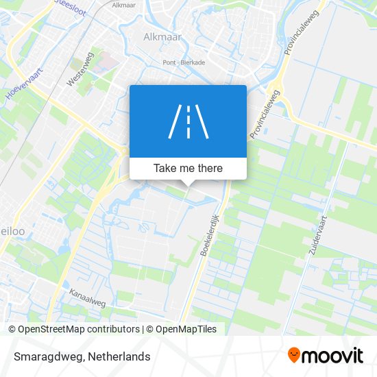 Smaragdweg map