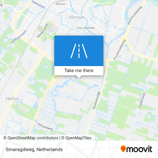 Smaragdweg map
