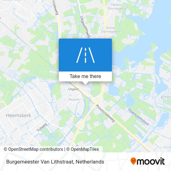 Burgemeester Van Lithstraat map