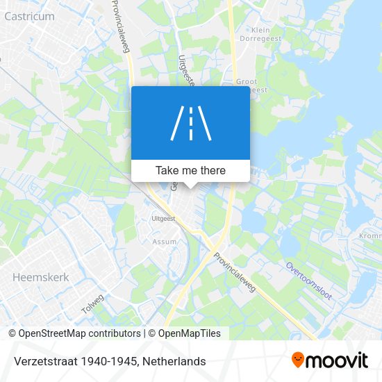 Verzetstraat 1940-1945 map