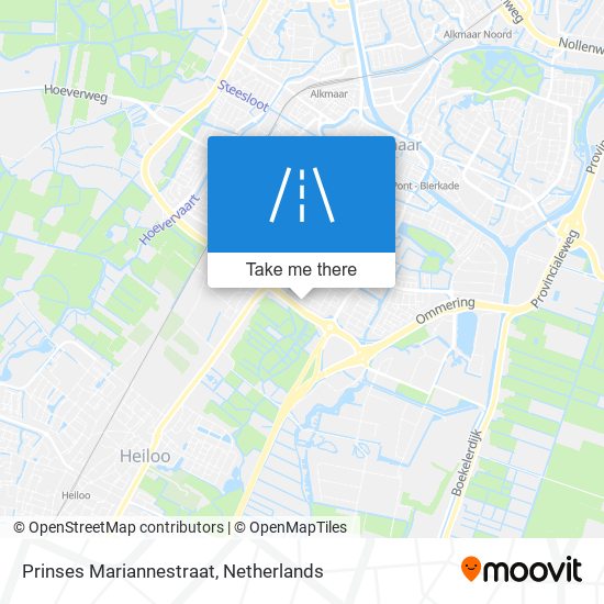 Prinses Mariannestraat map