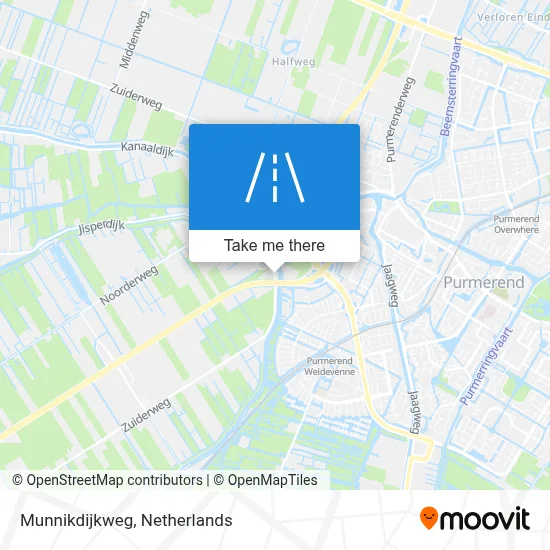 Munnikdijkweg map