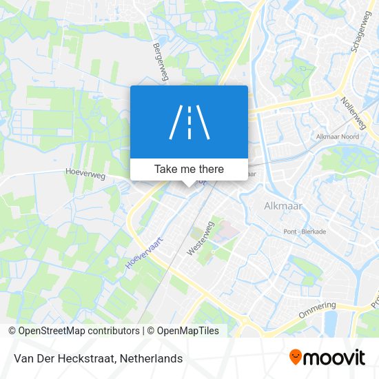 Van Der Heckstraat map