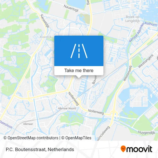 P.C. Boutensstraat map