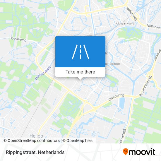 Rippingstraat map