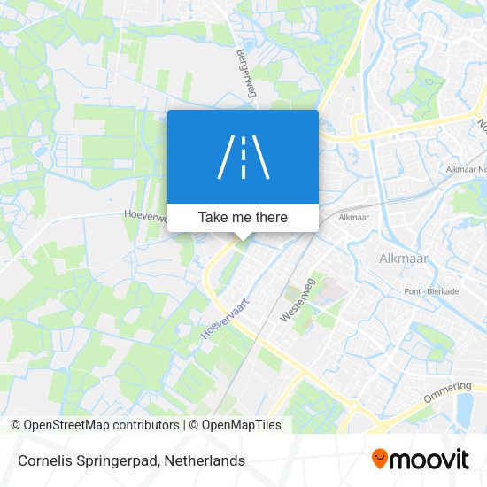 Cornelis Springerpad map