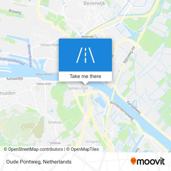 Oude Pontweg map