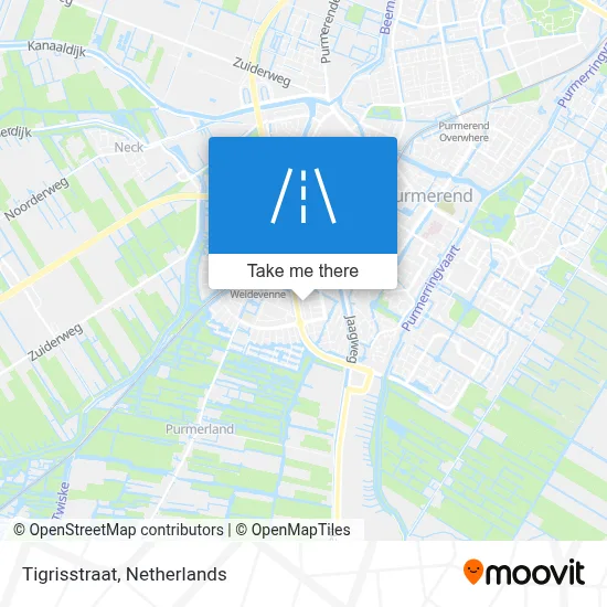 Tigrisstraat map