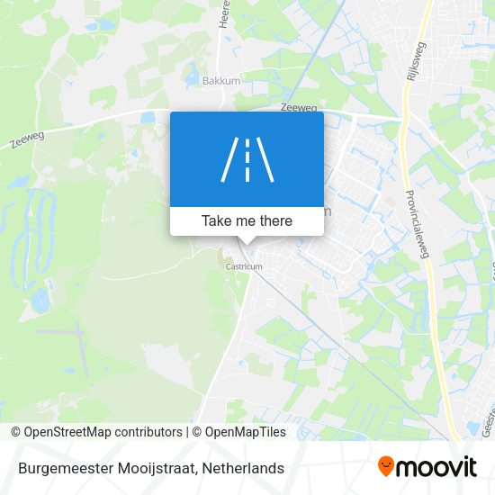 Burgemeester Mooijstraat map