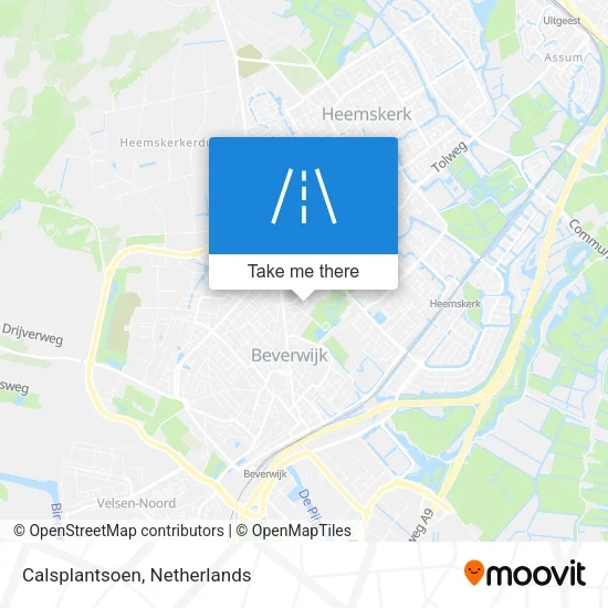 Calsplantsoen map