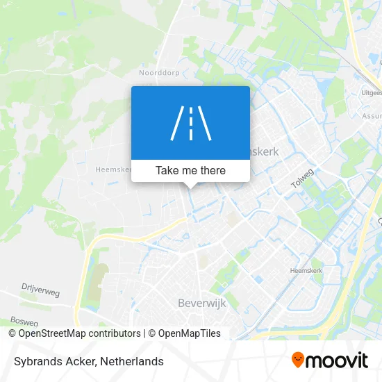 Sybrands Acker map