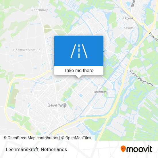 Leenmanskroft map