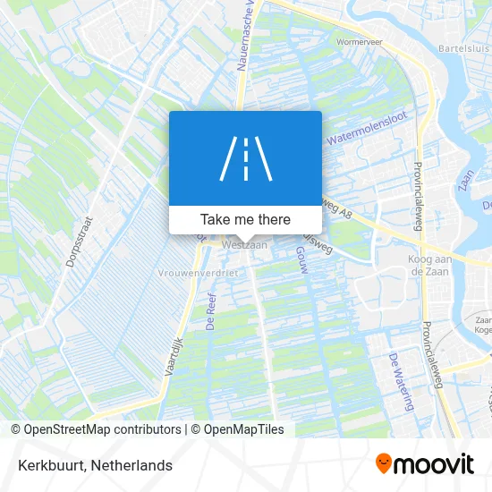 Kerkbuurt map