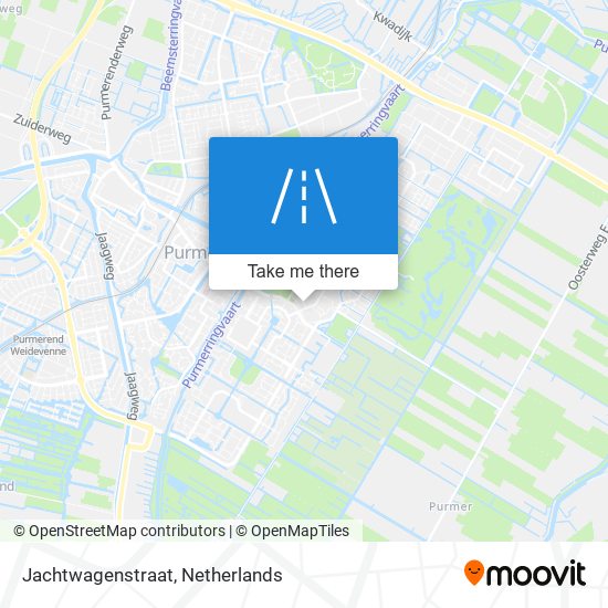 Jachtwagenstraat map