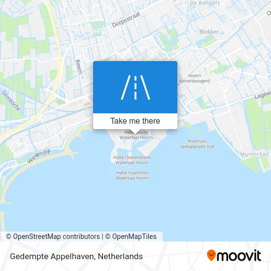 Gedempte Appelhaven map