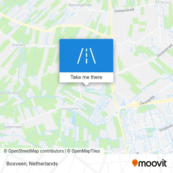 Bosveen map
