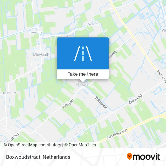Boxwoudstraat map