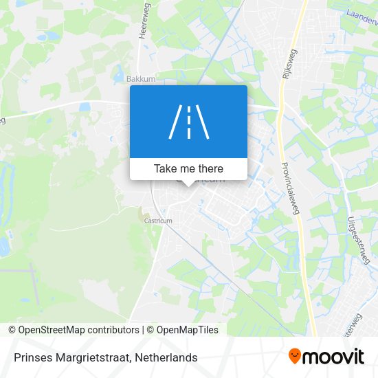 Prinses Margrietstraat map