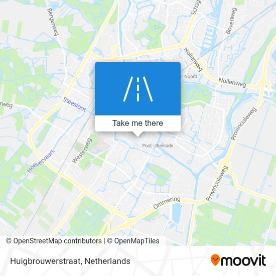 Huigbrouwerstraat map