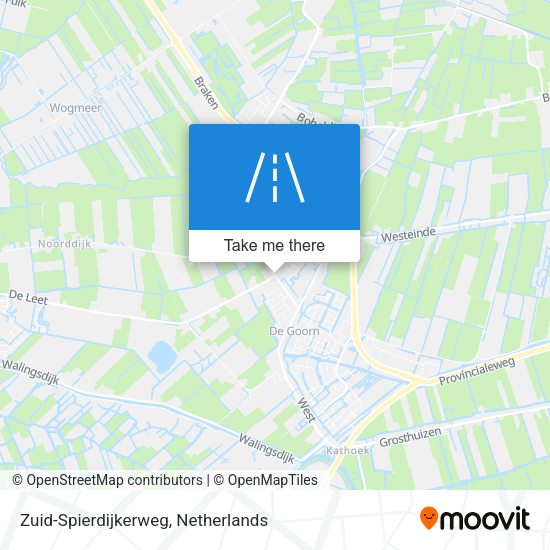 Zuid-Spierdijkerweg map