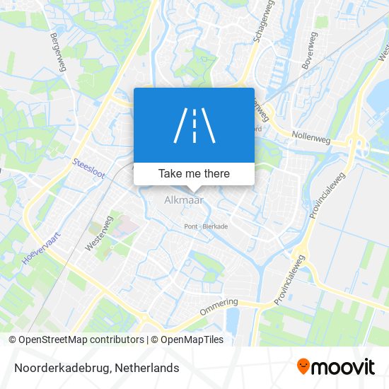 Noorderkadebrug Karte