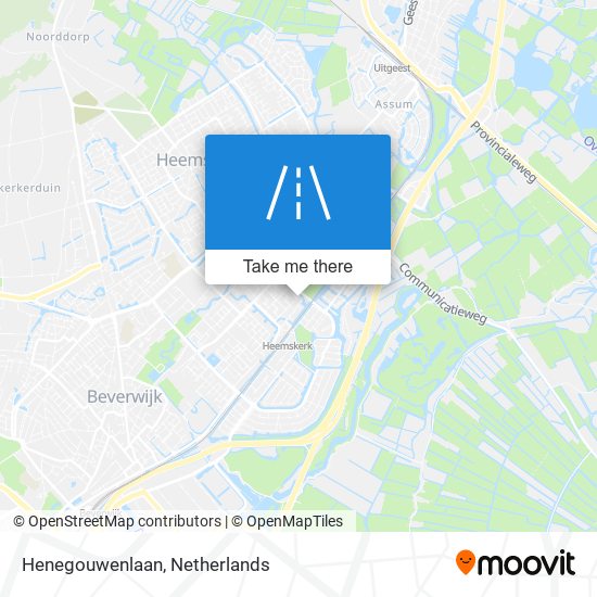 Henegouwenlaan map