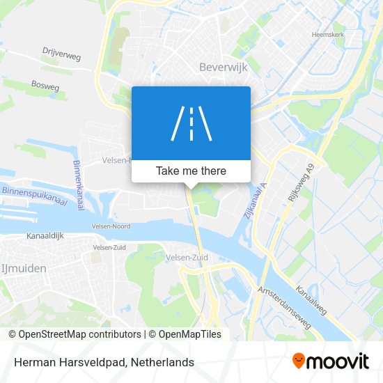 Herman Harsveldpad map
