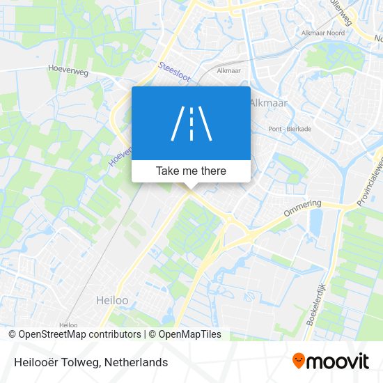 Heilooër Tolweg map
