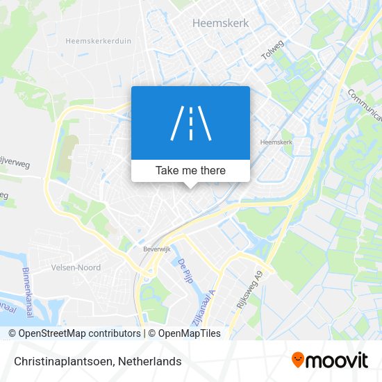 Christinaplantsoen map