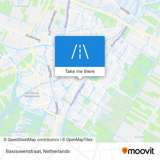 Basisveenstraat map