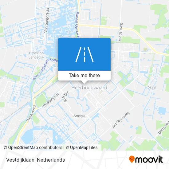 Vestdijklaan map