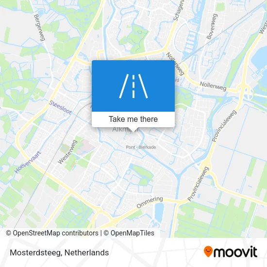 Mosterdsteeg map