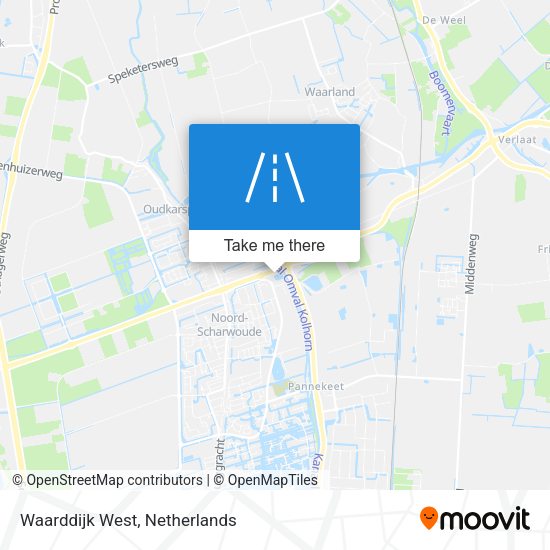 Waarddijk West map