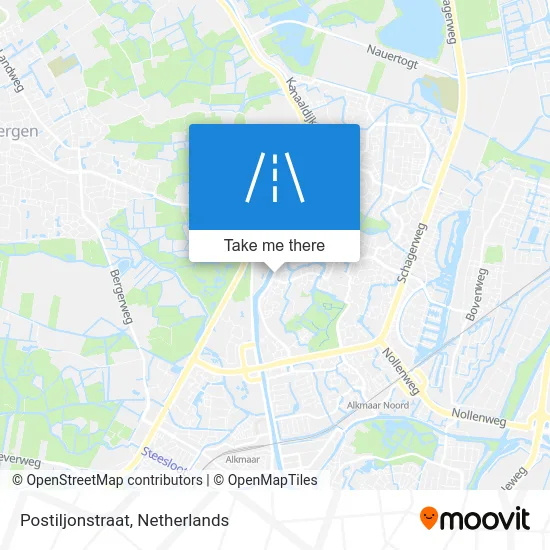 Postiljonstraat Karte