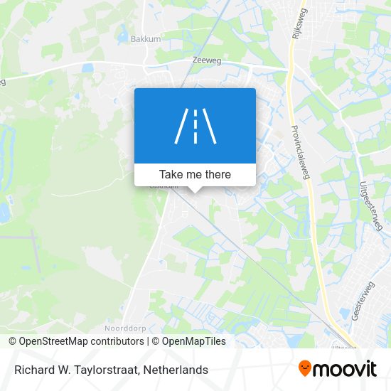 Richard W. Taylorstraat map