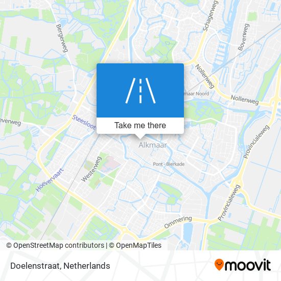 Doelenstraat map