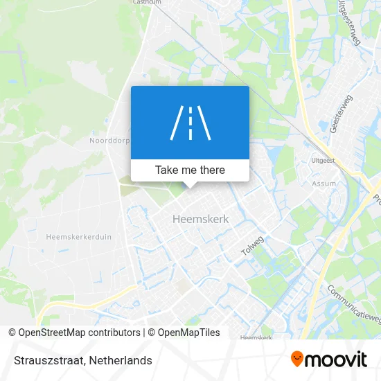 Strauszstraat map