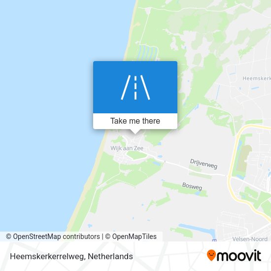 Heemskerkerrelweg map