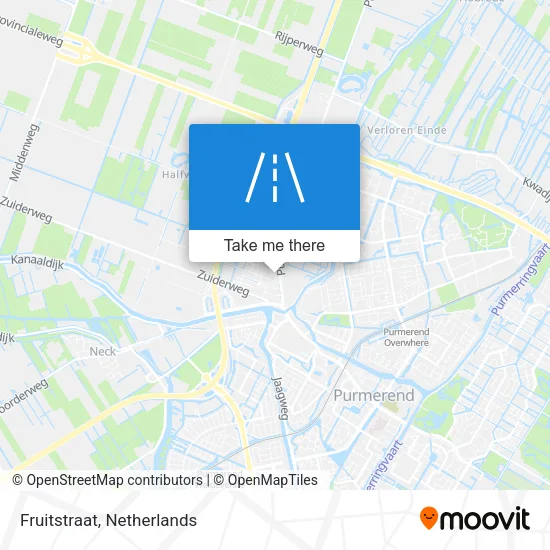 Fruitstraat map