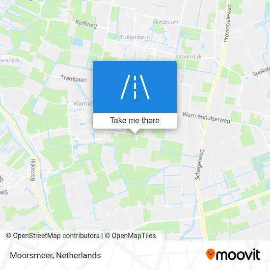 Moorsmeer map