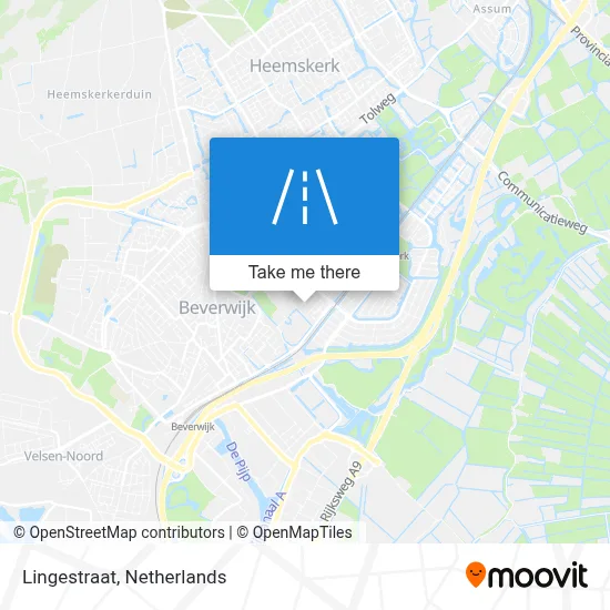 Lingestraat map