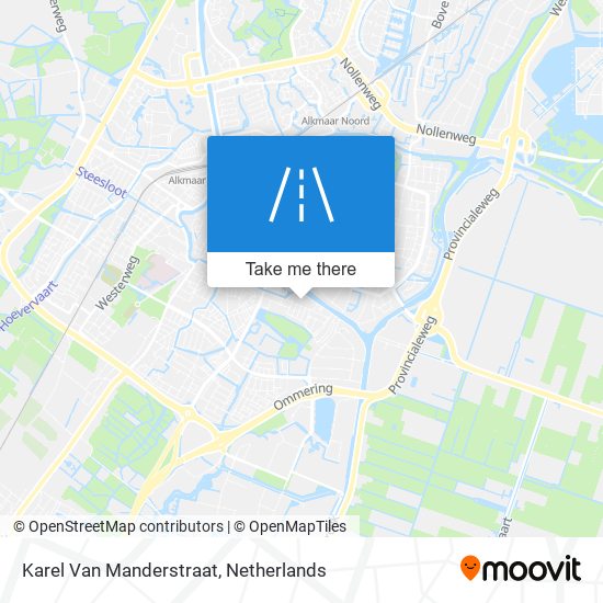 Karel Van Manderstraat map